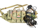 [Asiaairsoft.com] CHICOM Chinese Army AK and Grenades Chest Vest [4 AK Pouches Style] [OD]