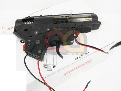 [AA Custom] Airsoft AEG 8mm Oiless Steel Bushing V2 Gear Box [AEG Version 2] [Fullset] [Front Wire]