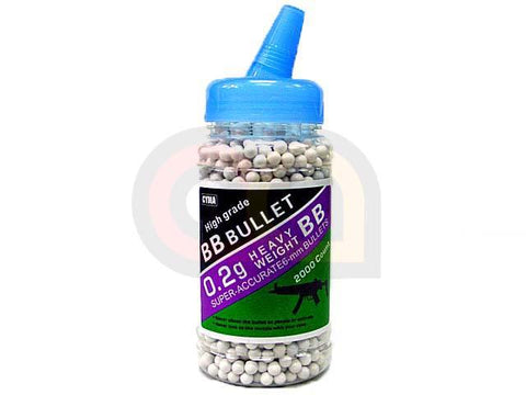 [CYMA] High Grade 0.20g 6mm Airsoft BB 2000rd with Loading Bottle