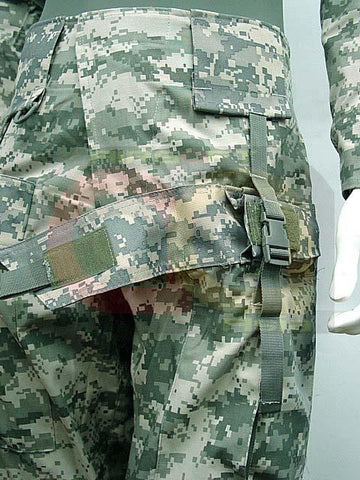 Tactical Combat Pants w/Knee Pads Digital ACU CAMO L