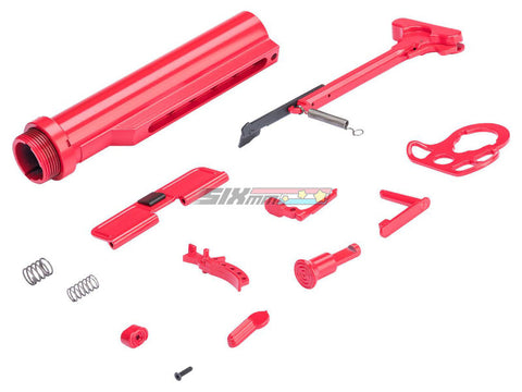[CYMA] Colour-Coordinated Accessory Kit Set[For Tokyo Marui M4 AEG Series][RED]