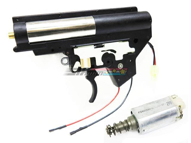 Moteur Haute Vitesse Long Type AEG Airsoft - Métal - Compatible M4 M16 MP5 G3 P90
