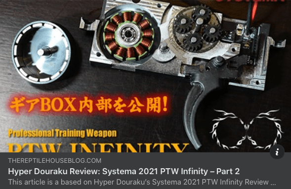SYSTEMA PTW INFINITY ギアボックスキット 後方配線モデル