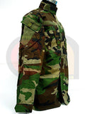 US SWAT Camo Woodland BDU Uniform Set Shirt Pants M