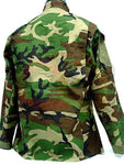 US SWAT Camo Woodland BDU Uniform Set Shirt Pants M