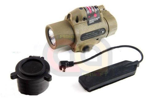 [CN Made] I-Sight M6X Tactical Flashlight with Red Laser [TAN]
