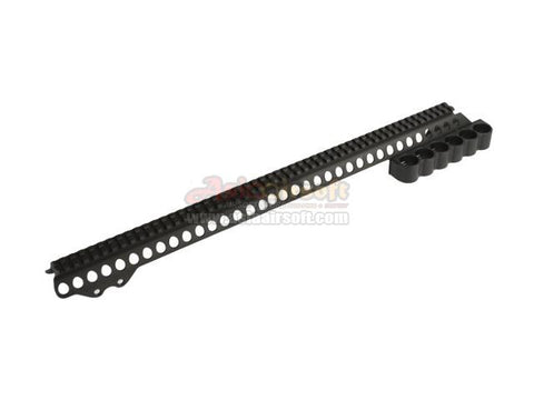 [Golden Eagle][Jing Gong] 20mm Long Rail & Shell Holder For M870 Gas Shotgun