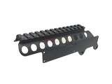 [Golden Eagle]Jing Gong M870 Gas Pump Action Shotgun Top Rail Mount[BLK]