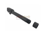 [5KU] Aluminium FI Airsoft Outer Barrel[For Tokyo Marui G17 GBB Series][BLK][Threaded]