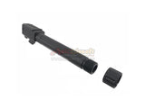 [5KU] Aluminium FI Airsoft Outer Barrel[For Tokyo Marui G17 GBB Series][BLK][Threaded]