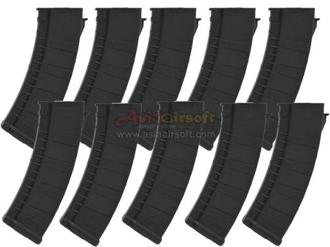 [Blue Box] Midcap AEG Magazine[For Tokyo Marui AK Airsoft AEG][BLK][10pc]