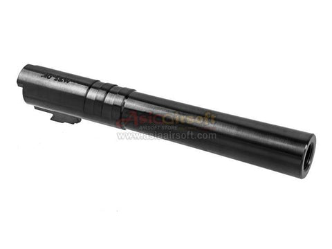 [COWCOW Technology] OB1 SS Threaded Outer Barrel[For Tokyo Marui Hi-Capa 5.1 GBB Series][.40 marking][BLK]