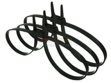 [IdiotTailor] Dummy Hand Plastic Handcaff/Monadnock Double Cuffs[4pcs/Set][BLK]