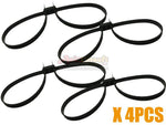 [IdiotTailor] Dummy Hand Plastic Handcaff/Monadnock Double Cuffs[4pcs/Set][BLK]