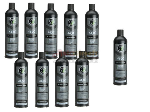 [WE-Tech] Airsoft Premium "4X" High Performance Black Gas[1100ml][10pc]
