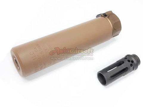 [Airsoft Artisan] SF Style 158mm Socom Silencer W/ Flash Hider[DE]