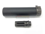 [Airsoft Artisan] SF Style 158mm Socom Silencer W/ 4 Prong Flash Hider[BLK]
