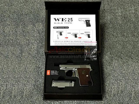[WE-Tech] Airsoft CT25 GBB pistol[SV] – Asiaairsoft