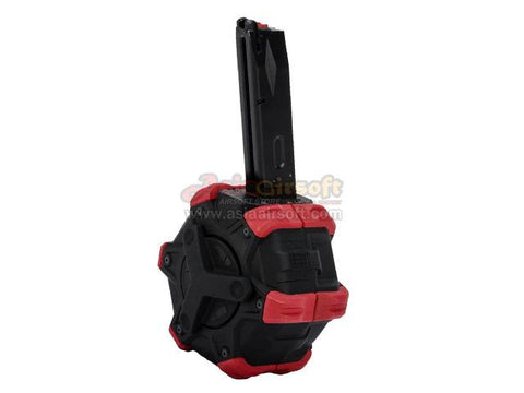 [AW Custom] WE-tech GBB Drum Magazine[For Tokyo Marui/WE-Tech/AW M9 Series][350rds]