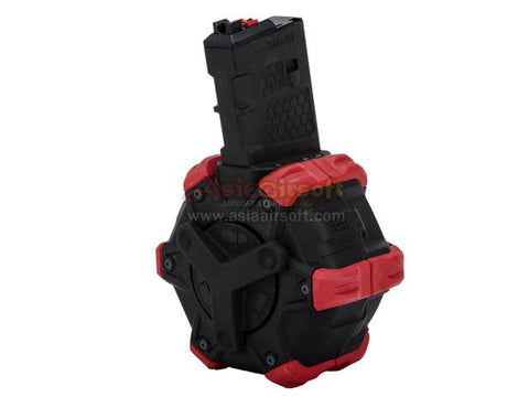[AW Custom] WE-tech GBB Drum Magazine[For WE-Tech M4 GBB Series][350rds]