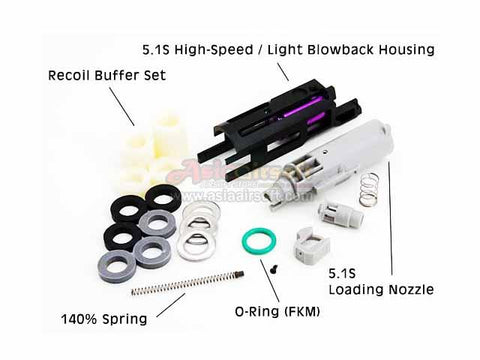 [AIP] Aluminium HIgh-Speed Blowback Housing[For Tokyo Marui HI-CAPA/1911 GBB]