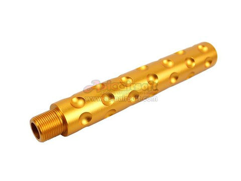 [SLONG] Aluminum extension barrel[Type A][-14mm CCW[117mm][GLD]