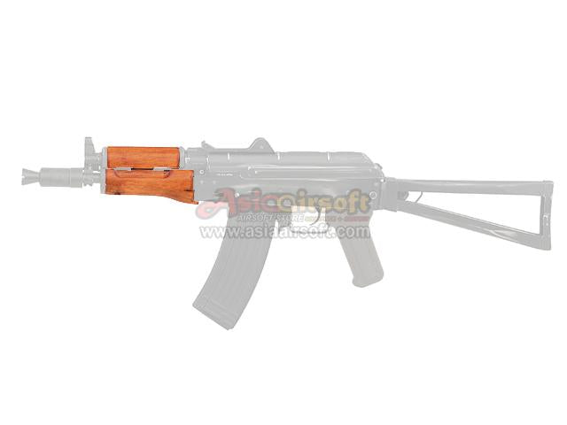 APS] AKS74U Front Wooden Grip Handguard[Real Wood] – Asiaairsoft