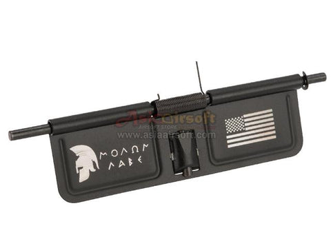 [APS]Airsoft M4 AEG Dust Cover[Spartan and Flag]