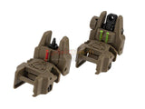 [APS] Rhino Flip-Up Sight Package W/Fiber Optic Inserts[Gen.2][Tan]