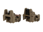 [APS] Rhino Flip-Up Sight Package W/Fiber Optic Inserts[Gen.2][Tan]