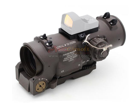 [Blackcat] Fully Function Elcan Style SpectorDr 1~4x Magnifier Scope[Mil Spec][Dark Brown]