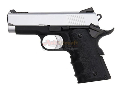 [AW Custom]Armorer Works NE10 Series 1911 Officer Size GBB Pistol[SV/BLK]