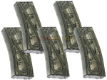 [ARES] M16/M4 Airsoft AEG Mid-Cap Magazine[5pcs/Set][140rds][Transparent]