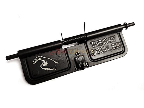 [Maddog] Airsoft M4 AEG Dust Cover[This is my Safety, Sir]
