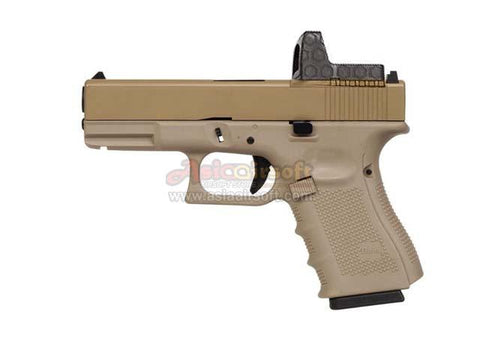 [WE-Tech] MODEL 19 MOS Airsoft GBB Pistol[GEN.4][TAN]