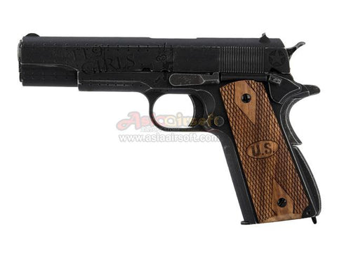[Cyber Gun] Auto Ordnance Custom 1911 GBB Pistols[Fly Girls][BLK]