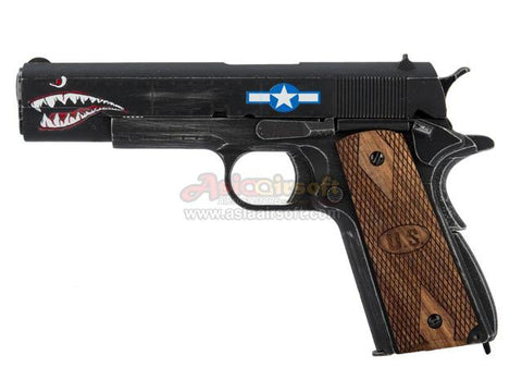 [Cyber Gun] Auto Ordnance Custom 1911 GBB Pistols[Squadron][BLK]