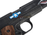 [Cyber Gun] Auto Ordnance Custom 1911 GBB Pistols[Squadron][BLK]