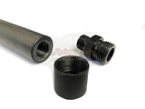 [Maddog] OB ACP SS Threaded Outer Barrel w/Suppressor adapter[For Tokyo Marui Hi-Capa 5.1 GBB Series][.45 marking][BLK]