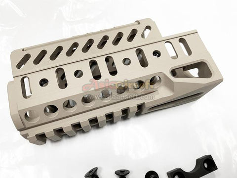 [5KU] B-11U+ B-19N Railed handguard[For AKS74U GBB/AEG Series][Tan]