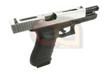 [WE] Full Metal Side Model 18C 2 Tone Fully/Semi Auto GBB Pistol Silver 2Tone [GEN 4] [Dual Tone]