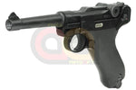 [WE] Full Metal Luger P08 4inch GBB Pistol [BLK] [Short]