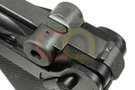 [WE] Full Metal Luger P08 4inch GBB Pistol [BLK] [Short]