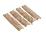 [DBOYS][BI-08]20mm RIS Sectional Armor Rail Cover Panel[4pcs][DE]