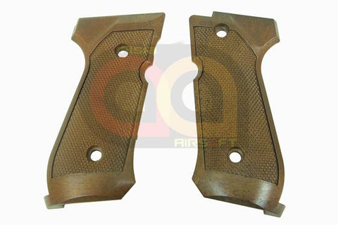 [WE] Pistol Grip Cover for M9 Serice GBB (Wood Color)