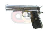 [WE] M1911 Full Metal Rubber Grip GBB Pistol [With Marking][SV]