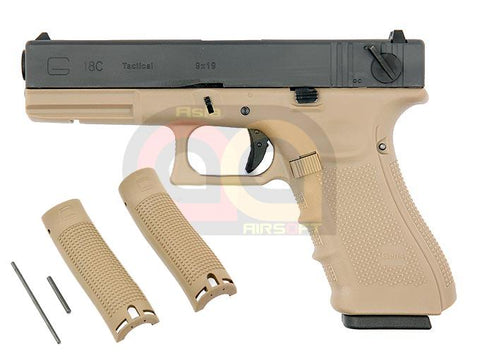 [WE] 18C GBB Pistol Gun[Gen. 4][TAN]