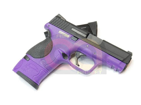 [WE] Toucan GBB Airsoft Pistol Gun [2 mags][Mini] [BLK/Purple]
