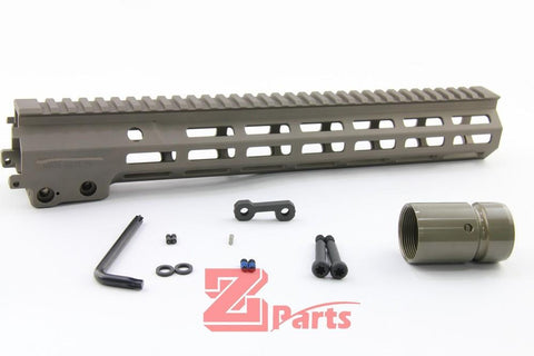 [Z-Parts] 13.5 inch Handguard for for VFC M4 GBB Rifle (Dark Earth) 