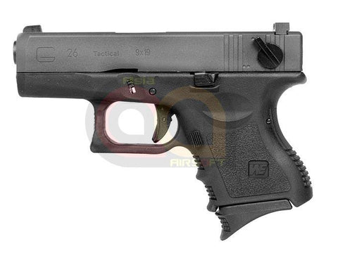 [WE] Model 26 GBB Airsoft Pistol Gun with Metal Slide [BLK]